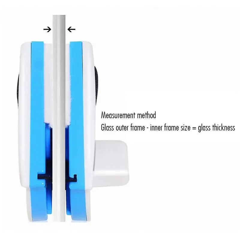 2025 Powerful Magnetic Window Cleaner Dual Sided for Home High Efficiency Glass Cleaning Durable and Reusable,Clean cotton