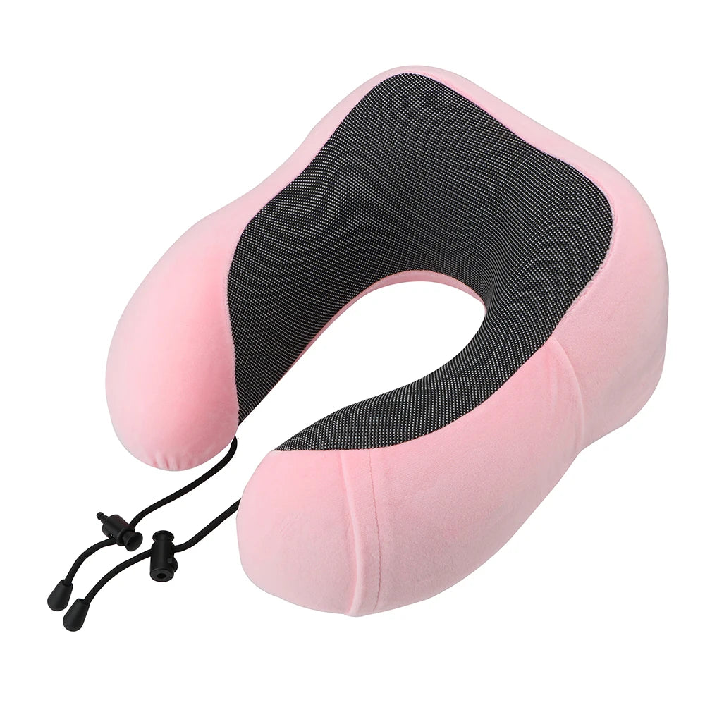Soft Travel Pillow U-Shaped Travel Healthcare Memory Foam Neck Cervical Airplane Pillow Neck Cushion