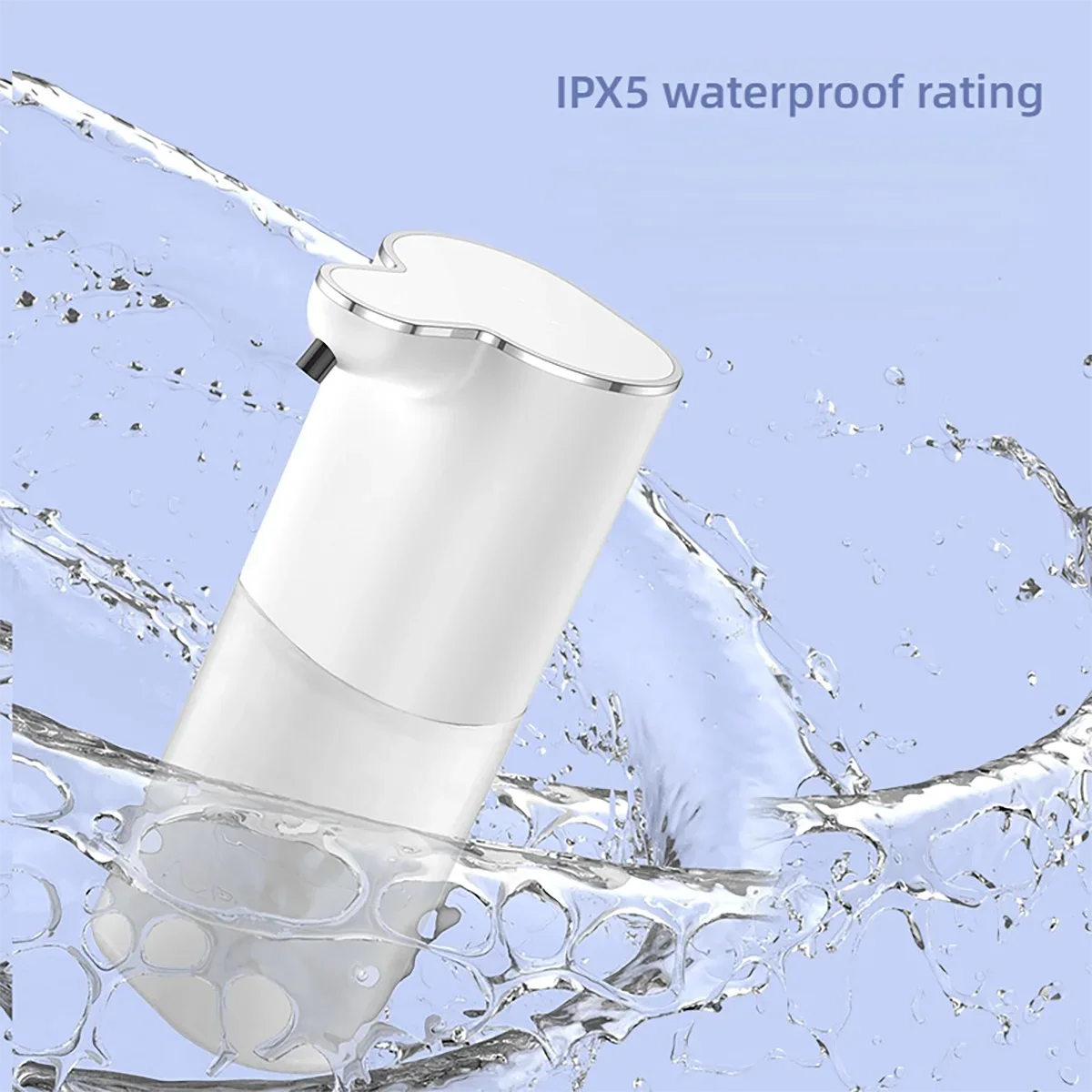 400ml Automatic Soap Dispensers USB Charging Smart Washing Hand Machine Infrared Sensor 4 Levels Adjustable for Bathroom Kitchen