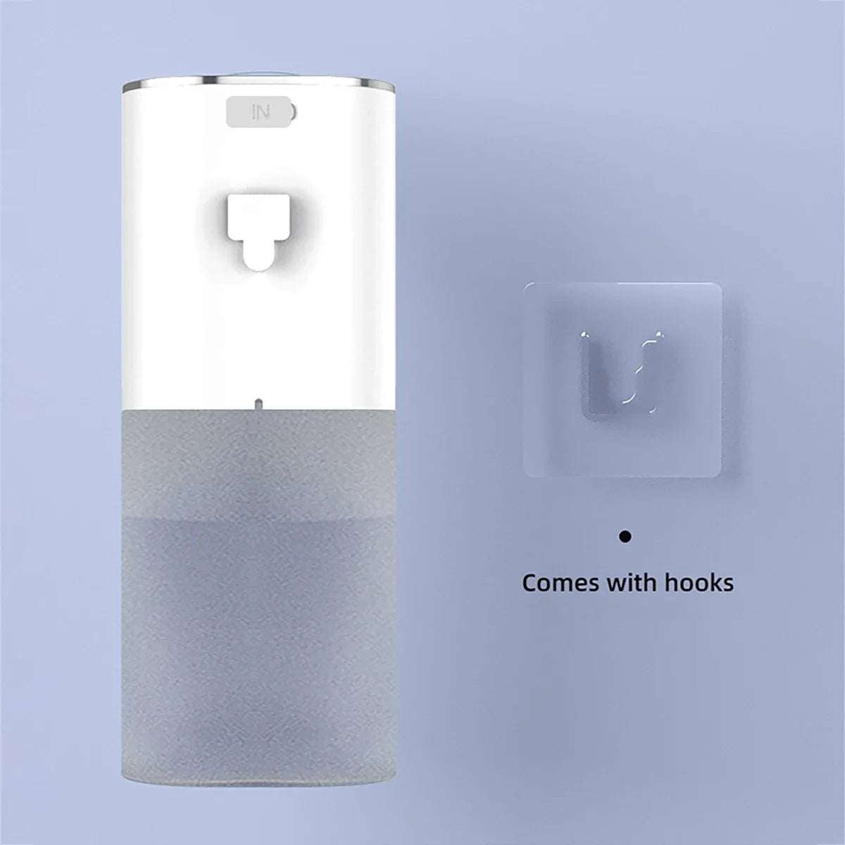 400ml Automatic Soap Dispensers USB Charging Smart Washing Hand Machine Infrared Sensor 4 Levels Adjustable for Bathroom Kitchen